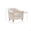 Fauteuil capitonné