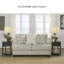 Asanti 71'' Round Arm Loveseat with Reversible Cushions