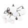 Malyki 9 - Light 24" Cluster Sphere Flush Mount