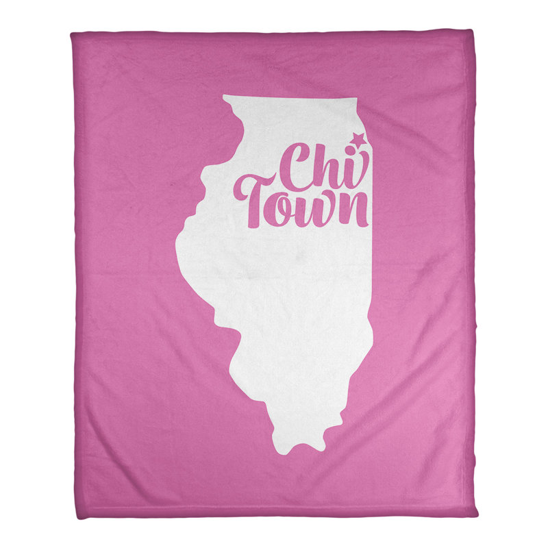 Couverture de polaire en wayne de fort doux, 50 po x 60 po, Rose