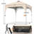 10 Ft. W X 10 Ft. D Iron Pop-Up Canopy with Wind Vent-70354806