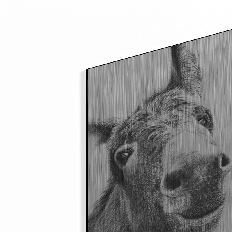 «Chesnut» par Sam Dolman, art mural en métal, H 16 po x l 12 po x P 0,13 po