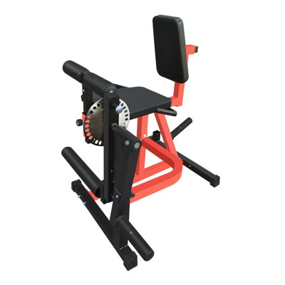 Adjustable Leg Extension and Curl Machine - Heavy Duty Iron Home Gym Equipment for Lower Body Workout