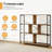Miyashiro 47" H x 47"W Open Display Shelves Etagere Bookcase-1731298002