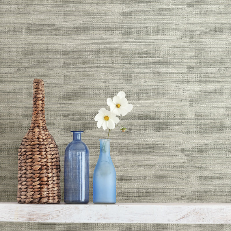 Rouleau de papier peint uni Callem, Gris
