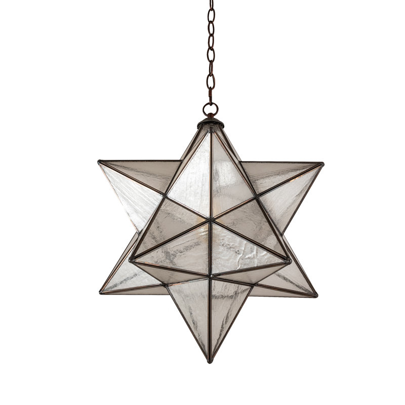 Rustic Lodge 1 - Light Craftsman Brown Unique/Statement Pendant