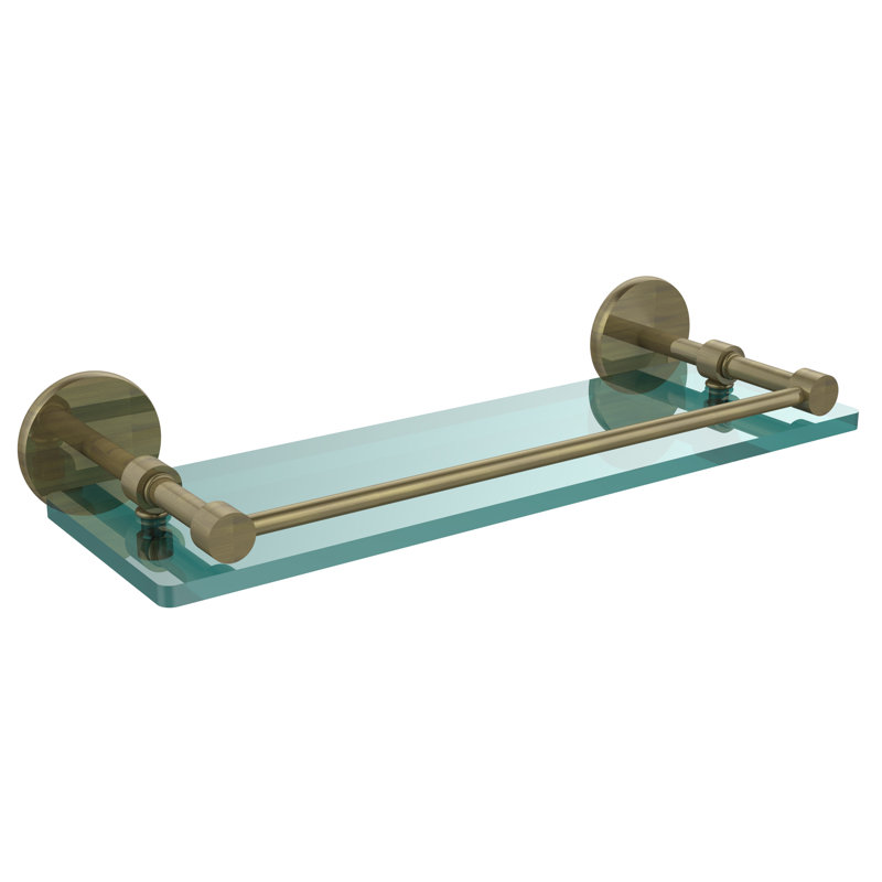 Dalston Bracket Shelf, Antique Brass