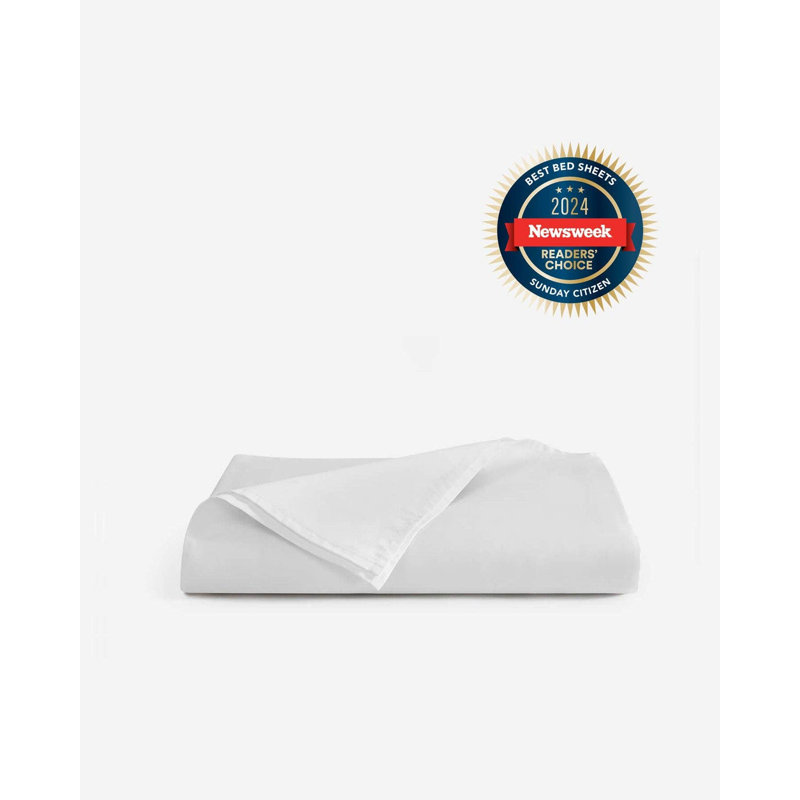 Silky Lyocell Top Sheet, Queen Flat Sheet, Baritone Blue