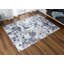Tapis géométrique blanc / gris / bleu Rayna-1563058632