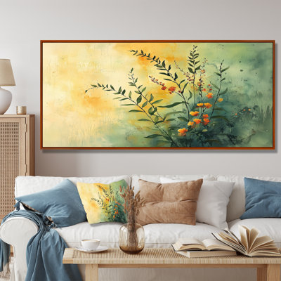 Herbes au soleil de l'été III - Herbes, art mural