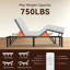 Adjustable Bed Base Frame Head And Foot Incline Quiet Motor Queen Size Zero Gravity, Dual USB A+C Ports, Remote Control With ZG And Memory Keys