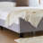 Upholstered Wooden Platform Bed Frame with Adjustable Headboard, No Box Spring Needed-105498199