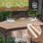 8' W x 5' D Double-Tiered Grill Gazebo with LED Lights-589542944