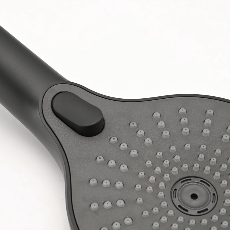 Matte Black Shower Head And Handheld - 8" Rainfall & 3-Setting , Adjustable Slide Bar, To Scratches, 360 Direction, 1.8 Gpm Flow, Wall Mount Everyday Easy Lime Scale Wipe, Mounted