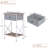 3 Piece Bedroom Furniture Set – Upholstered Queen Size Platform Bed Frame With Adjustable Headboard & 2 Fabric Drawer Nightstands, Modern Bed With Nightstand Set, No Box Spring Needed-125368969-125368967