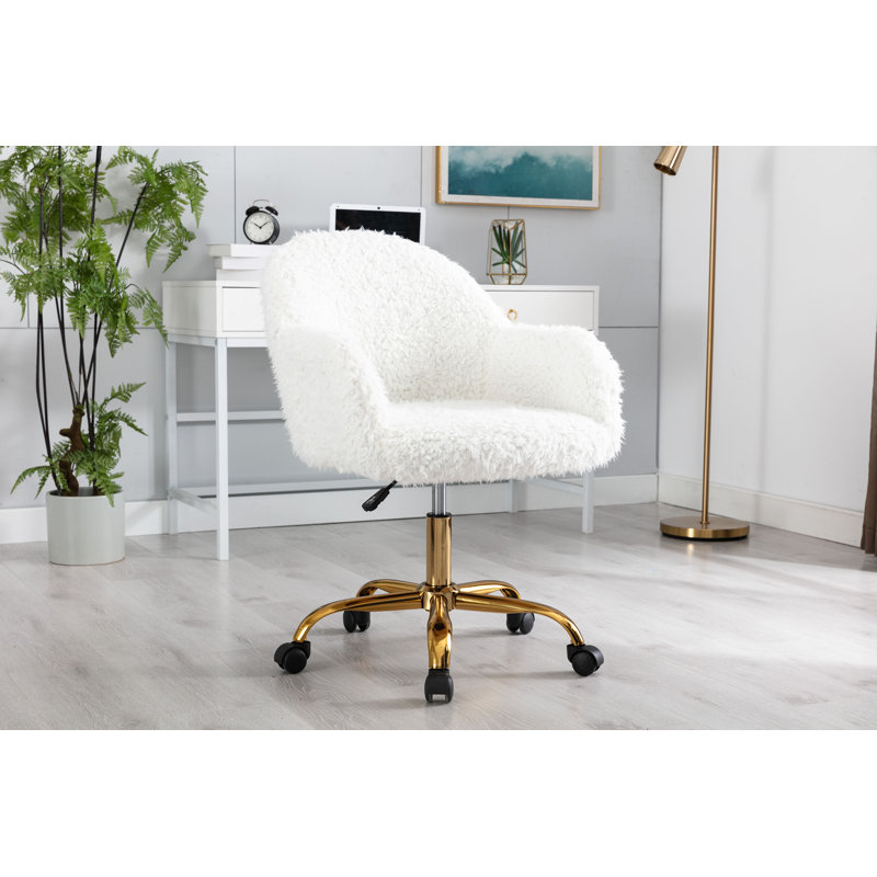Chaise de travail Kristian, Blanc