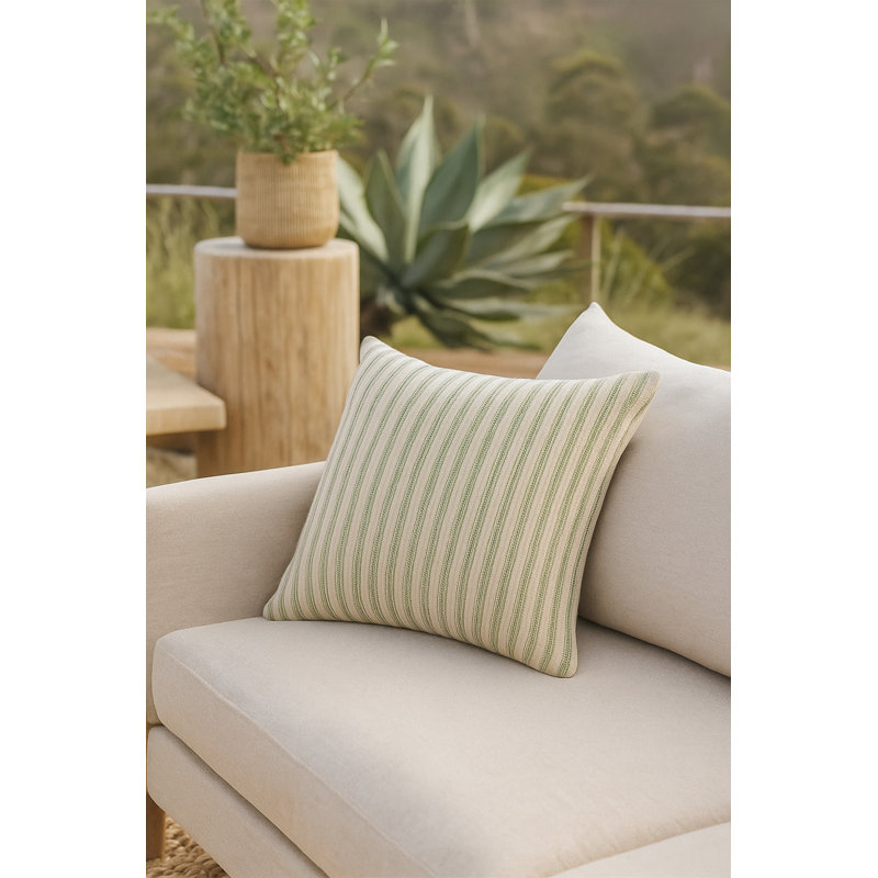 Outdoor Living Throw Pillow, Pure Green, Square 20", Pillow Cover Only - No Insert
