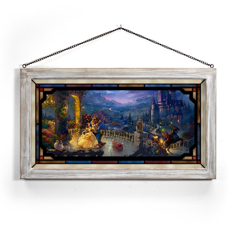 SGA BEAUTÉ / BEAUTE DANSANT EN LUNET DE LUMIÈRE 13 x 23 EN VERRE DE VITRINE BLANC