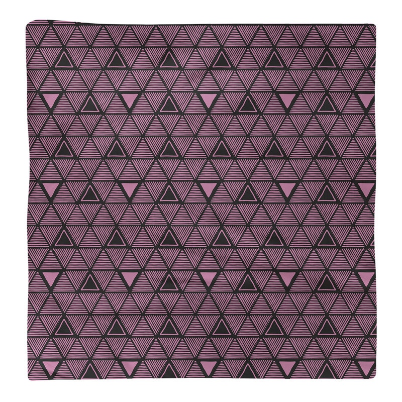 Jordao Cotton Abstract Square Napkin, Pink, 0.1" H x 22" W x 22" D
