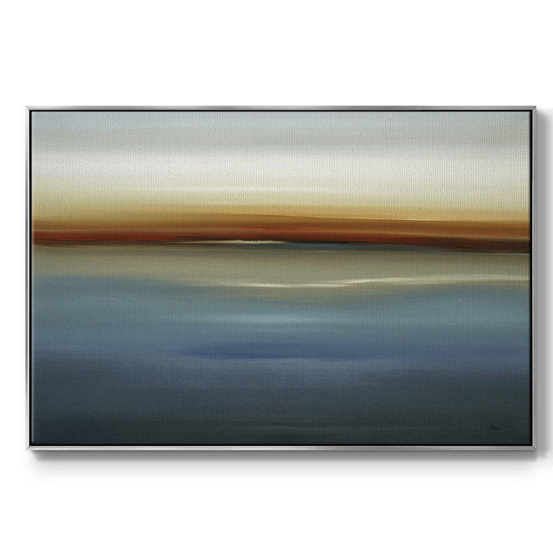 «Beside the Blue II», reproduction sur toile tendue, H 37 po x l 25 po x P 2 po, Argent