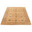 Tapis unique en laine noué à la main de style années 1990 de 6 pi 8 po x 9 pi 8 po Gunnbjorn