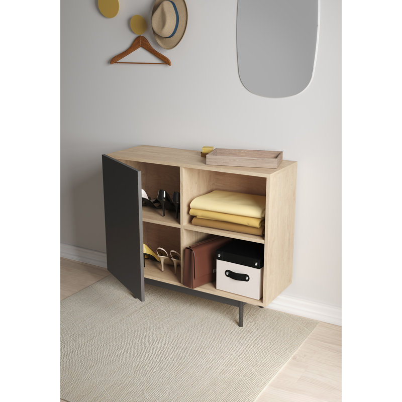 Jvonte Standard Accent Chest, Light Oak/Graphite
