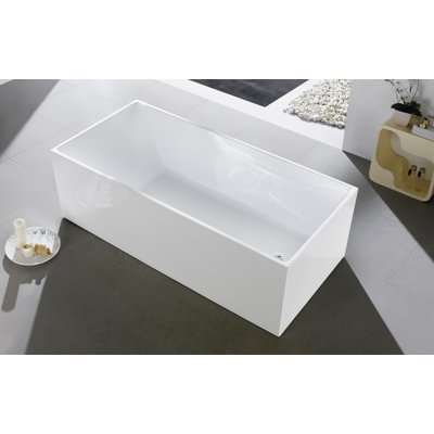 Levoir x 62.6'' Soaking Acrylic Bathtub