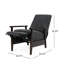 Fauteuil club inclinable manuel en bois de 24,75 po de largeur, conception compacte-391025835