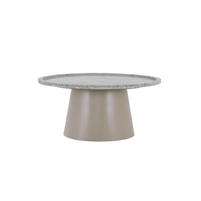 Table basse Frony en marbre blanc