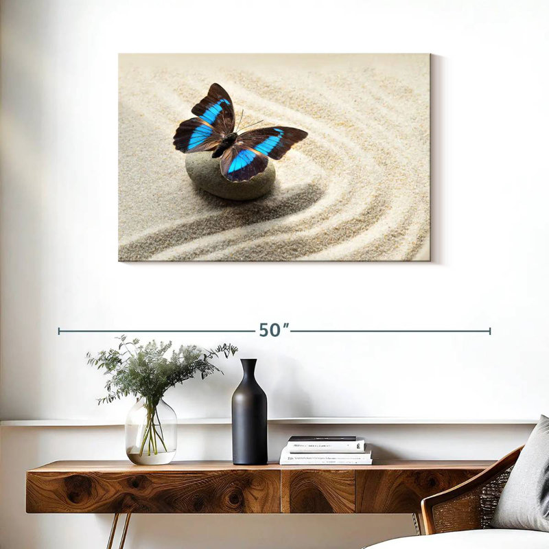 Brampt papillon heureux, H 24 po x l 36 po