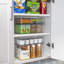 Bacs de rangement, avec couvercles, rangement pour garde-manger, contenants de rangement des aliments (ensemble de 2 contenants: 1 petit, 1 moyen)