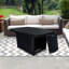 Table de foyer d'extérieur au propane / gaz naturel en aluminium Sunbeam Edge