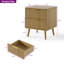 Ensemble de chambre à coucher 3 pièces (1 commode + 2 tables de chevet)-29354911-29354913