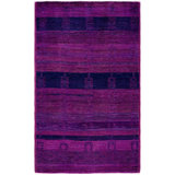 Overdyed One-of-a-Kind 3' 9" X 6' 1" Hand Knotted Area Rug