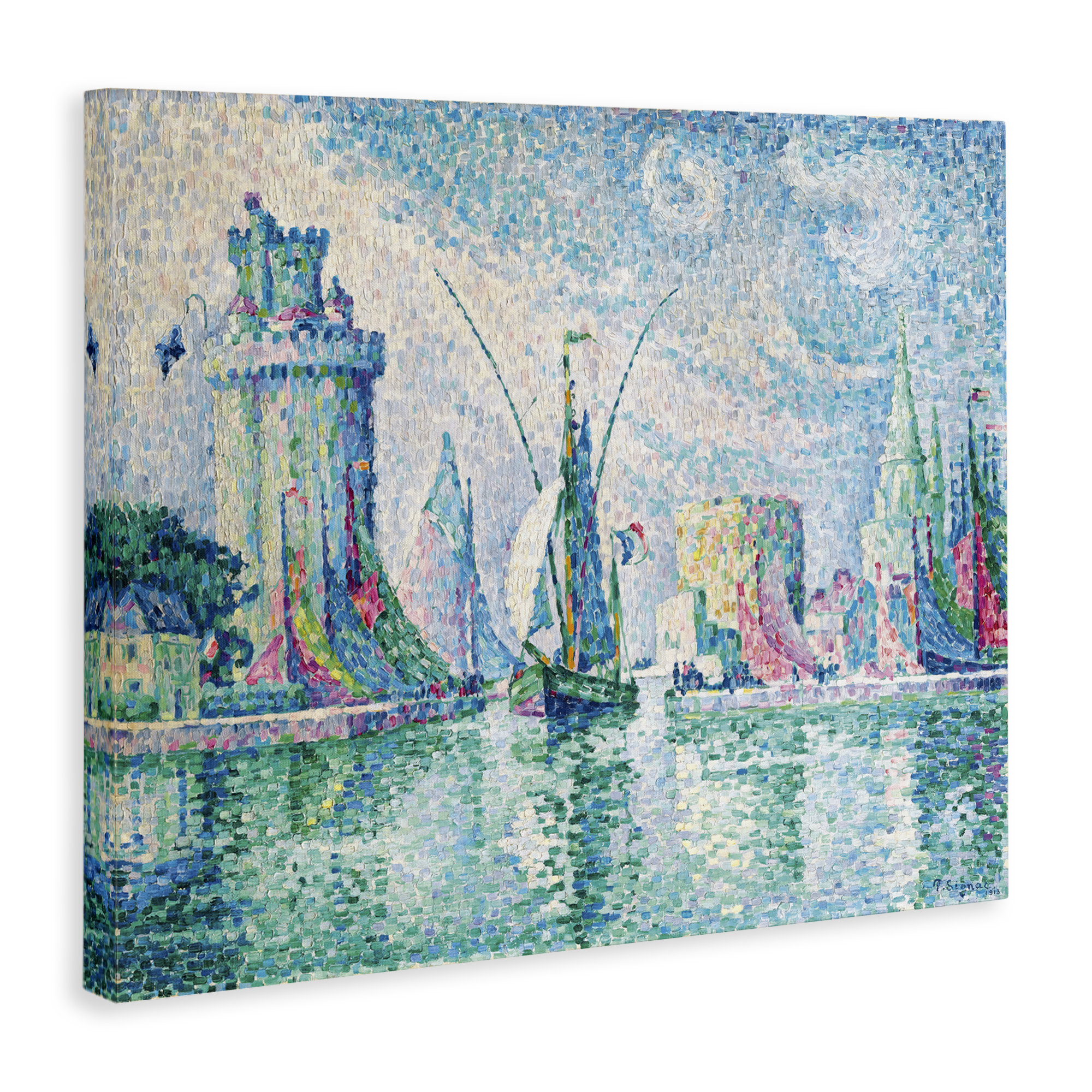 Astoria Grand La Rochelle Classical Signac Canvas Wall Art By 