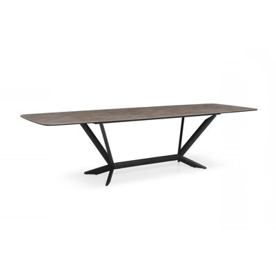 Metal Base Dining Table