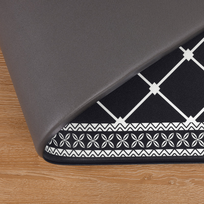 Tapis et tapis de cuisine Arleht, Tapis de couloir 20 po x 31,5 po + 20 po x 48 po, Noir