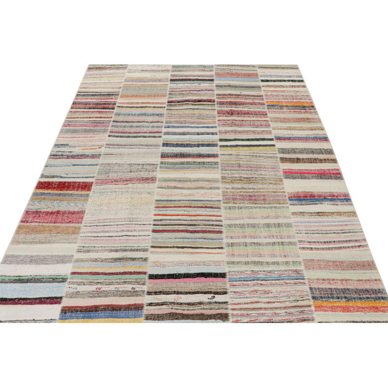 Handmade Wool Area Rug, Rectangle 9' x 12'
