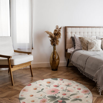 Tapis tressé Fresh Flower & Berry