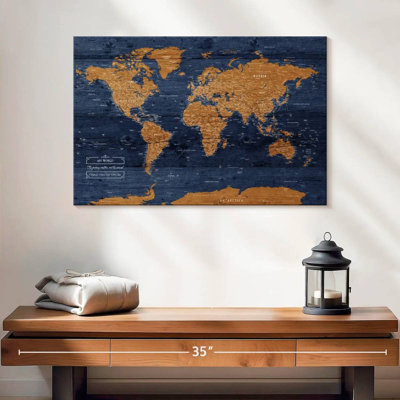 My World Push Pin Travel Alvertia IV