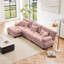 Canapé 2 places avec repose-pieds Chenille-1623384574-1630461299