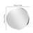28” Round Circle Wall Glass Beveled Vanity Mirror-333065623