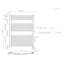Angelinna Curved Towel Rail Heated Towel Rails-1796815515-1796815512