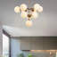 Lustre 10 lumières à hauteur réglable avec capuchon en verre-1425231114