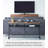  Yamazaki Home Tower Long Console Table For Entryway Or Hallways, Narrow Behind Sofa Table With Wooden Top And Metal Shelf - Shelf, 26" - Steel-99182031