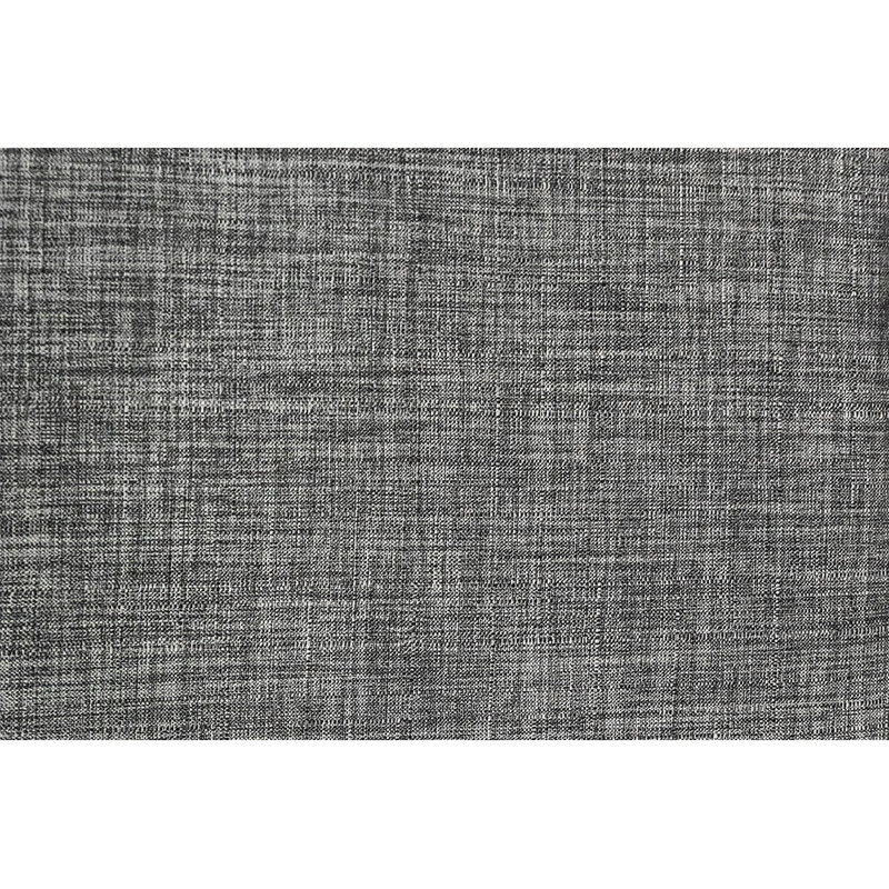 Ensemble de salle à manger moderne et classique en bois naturel Table de salle à manger ronde 4X Chaises d'appoint en tissu gris anthracite