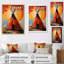 " Orangenative Tipi Dancing Shadows "-42271384-42271385
