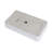 24"X14" White Ceramic Rectangular Vessel Bathroom Sink