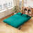 Velvet Antique Green 55″ Convertible Chair Bed, Tri-Fold Sofa Bed With Adjustable Backrest & Pillow, Leisure Chaise Lounge Couch With Sturdy Steel Frame For Home & Office, Comfortable Sleeper Chair-874188491