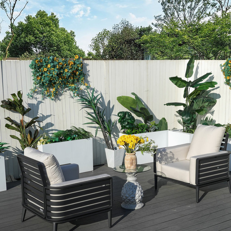 Ensemble de tables de patio 3 pièces avec plateau Hudson